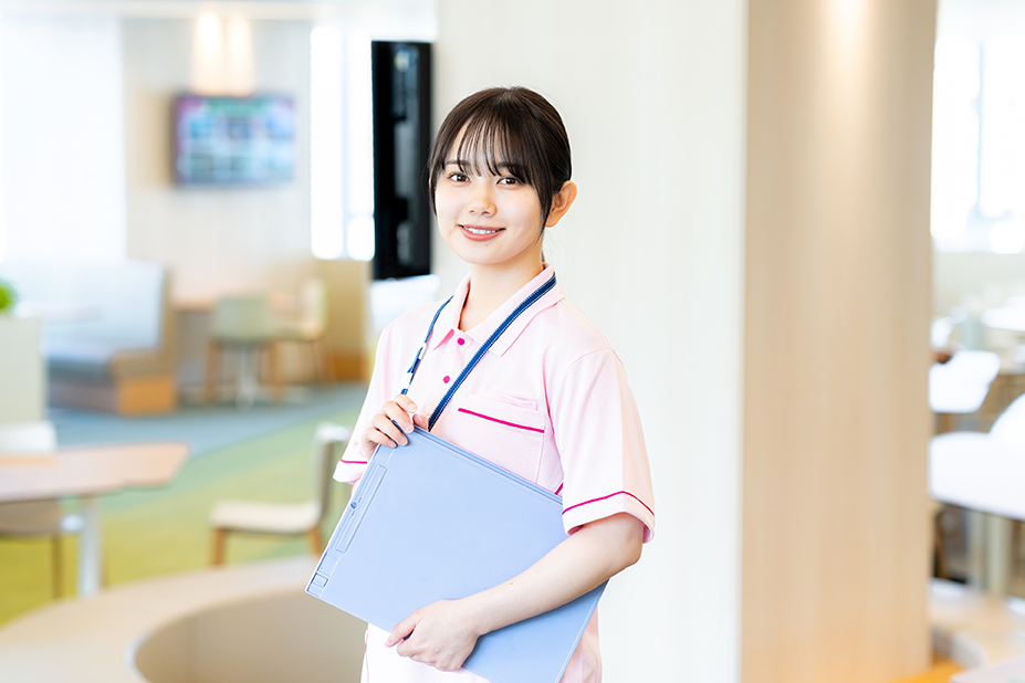 Nurse tending to patient