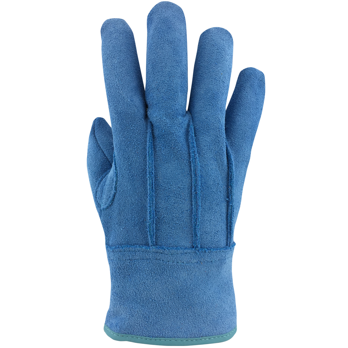 現場系女子 外縫い 内綿 ブルー AG2554 | ACE 作業用革手袋・作業用手袋のエース