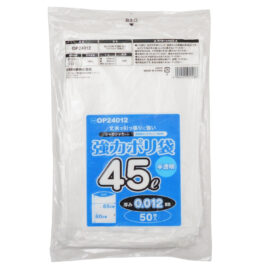 強力ポリ袋45L 50枚入 半透明 厚み0.012mm OP24012