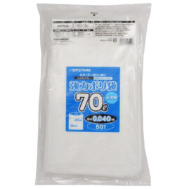 強力ポリ袋70L 50枚入 半透明 厚み0.04mm OP27040