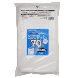 強力ポリ袋70L 50枚入 乳白色 厚み0.04mm OP27140