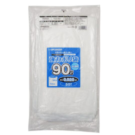 強力ポリ袋90L 50枚入 半透明 厚み0.02mm OP29020