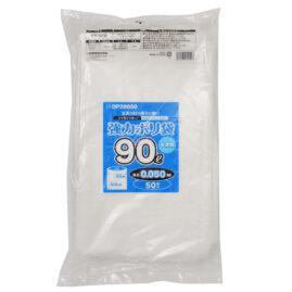 強力ポリ袋90L 50枚入 半透明 厚み0.05mm OP29050