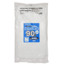 強力ポリ袋90L 50枚入 乳白色 厚み0.02mm OP29120