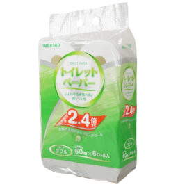 トイレットペーパーダブル（6ロール入り） WS6360